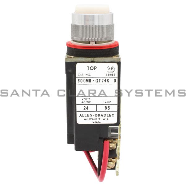 Allen Bradley 800MR-QT24WK Light,Push to Test Pilot 300V AC Max 10 amp Max Product Image