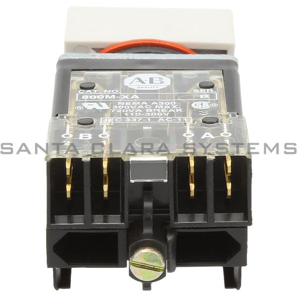 Allen Bradley 800MS-A1A Square Green Push Button Product Image