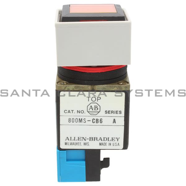 Allen Bradley 800MS-CB6AR Pushbutton Product Image