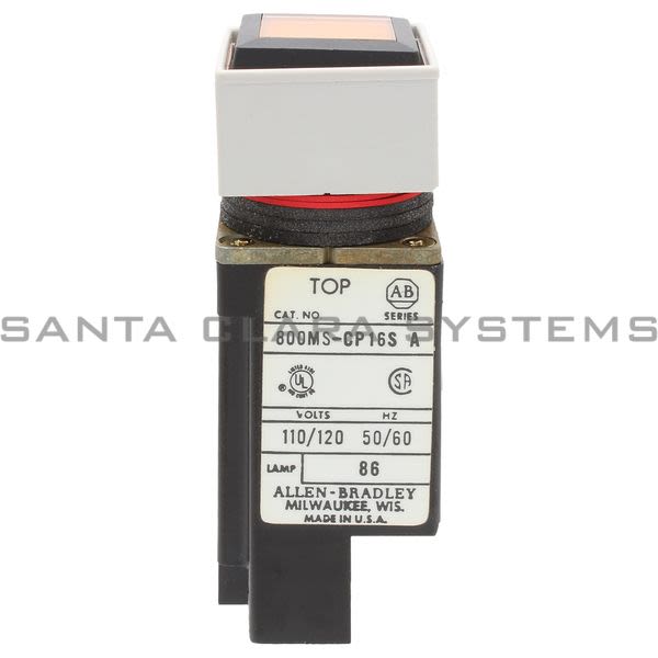 Allen Bradley 800MS-CP16AS Small Square Pilot Light Product Image