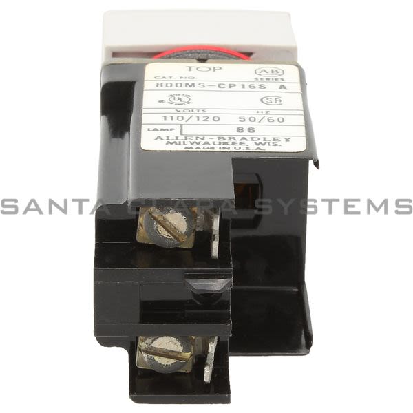 Allen Bradley 800MS-CP16AS Small Square Pilot Light Product Image