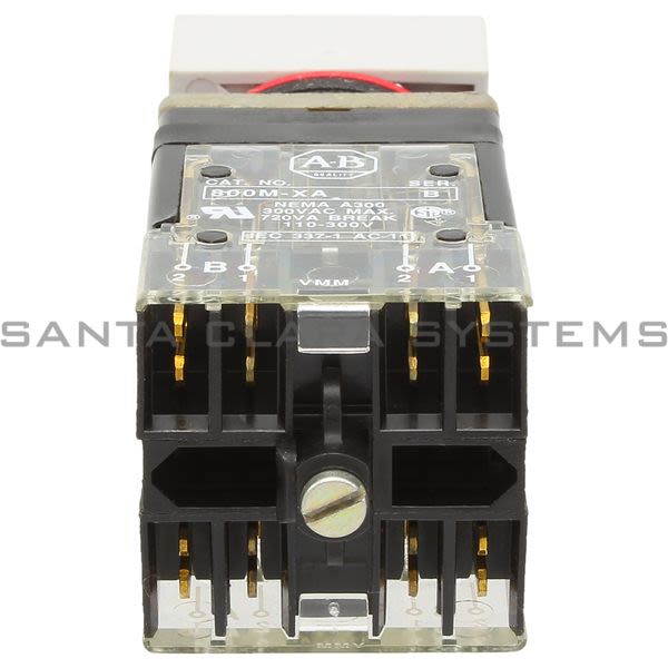 Allen Bradley 800MS-HA5BB Small Square 2 Position Selector Spring Return Red Knob Product Image