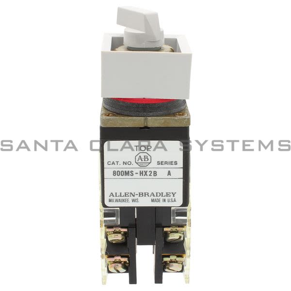 Allen Bradley 800MS-HG2BBK 2 Position Selectro Switch Non- Illuminated Product Image