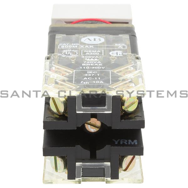 Allen Bradley 800MS-HG2BBK 2 Position Selectro Switch Non- Illuminated Product Image