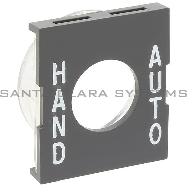 Allen Bradley 800MS-WS52 Legend Plate | Hand-Auto Product Image