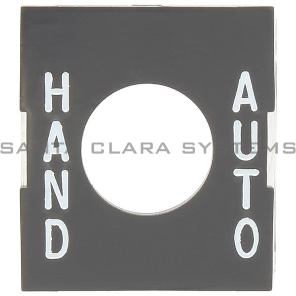 Allen Bradley 800MS-WS52 Legend Plate | Hand-Auto Product Image