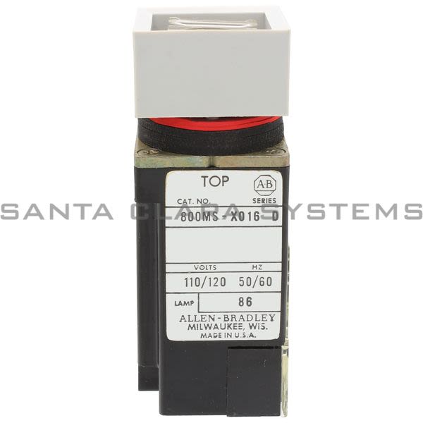 Allen Bradley 800MS-XO16A Pushbutton Switch Product Image