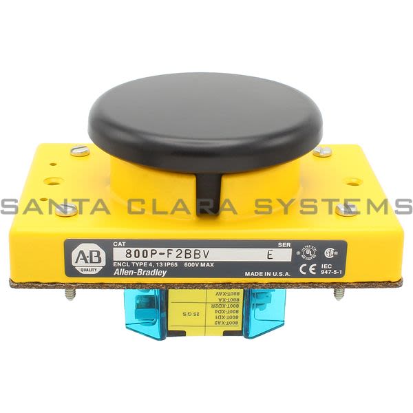 Allen Bradley 800P-F2BBV Palm Pushbutton Assembly Product Image