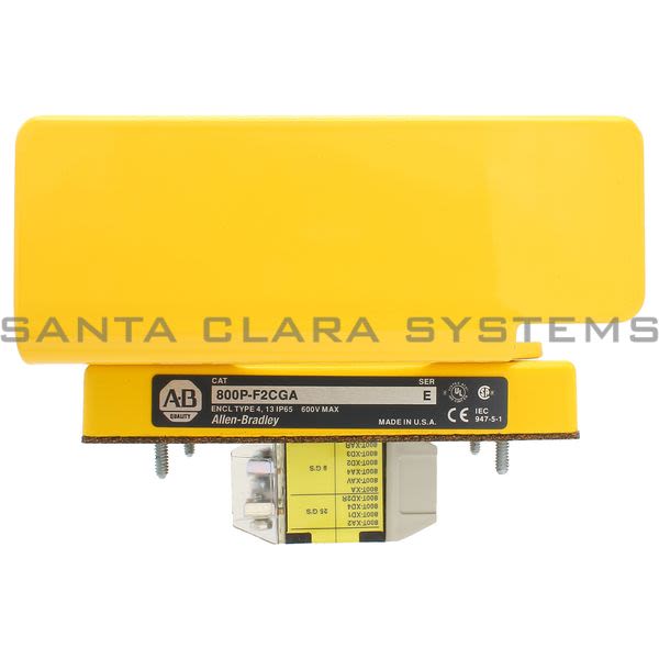 Allen Bradley 800P-F2CGA Palm Operated Push Buttons - Flush Mount Product Image