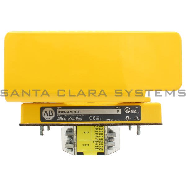 Allen Bradley 800P-F2CGB Palm Operated Pushbutton Product Image