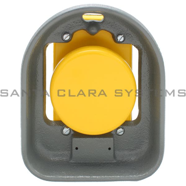 Allen Bradley 800P-F2YHBV Palm-Operated Pushbutton Product Image