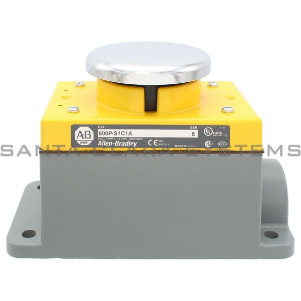 Allen Bradley 800P-S1C1A Pushbutton Palm-Operated Product Image