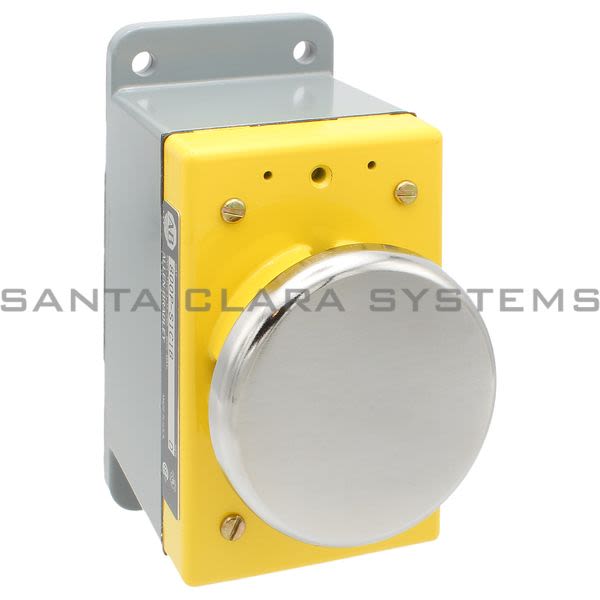 Allen Bradley 800P-S1C1B Push Button Palm Operated Product Image