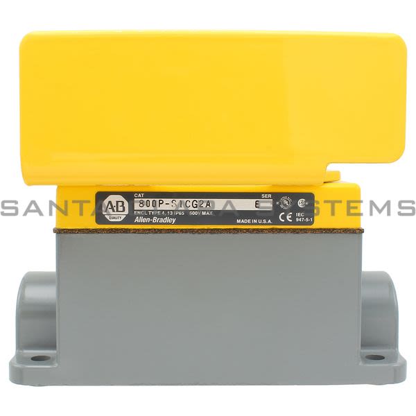 Allen Bradley 800P-S1CG2A Palm Operated Push Button Assembly Product Image