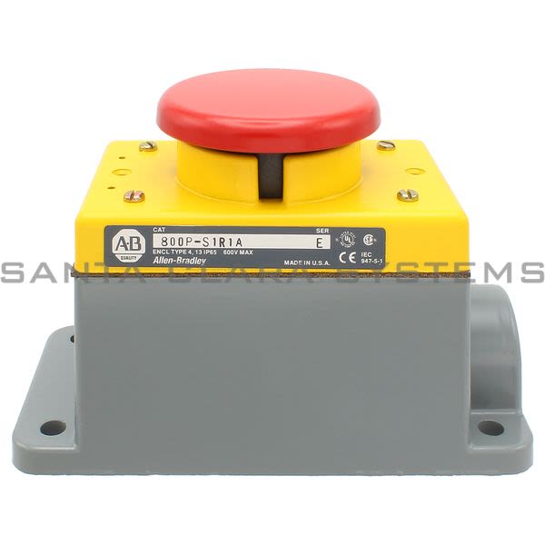 Allen Bradley 800P-S1R1A Palm Operated Push Button Product Image