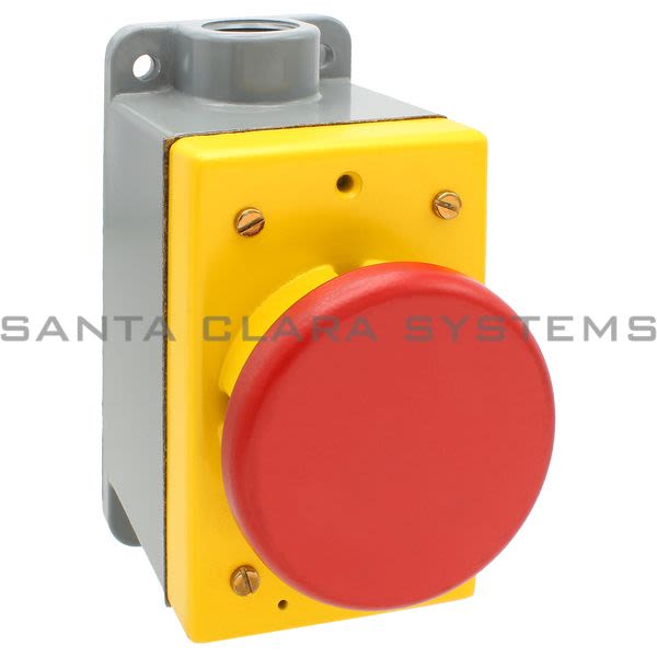 Allen Bradley 800P-S1R1B Palm Operated Pushbutton Product Image