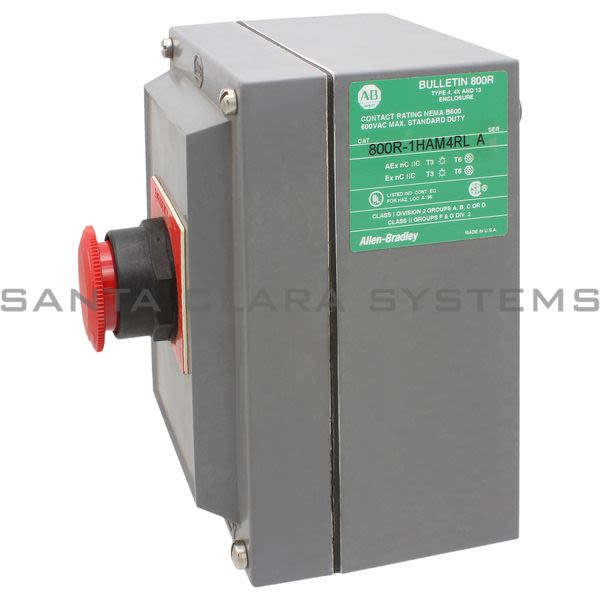 Allen Bradley 800R-1HAM4RL Pushbutton Station Product Image