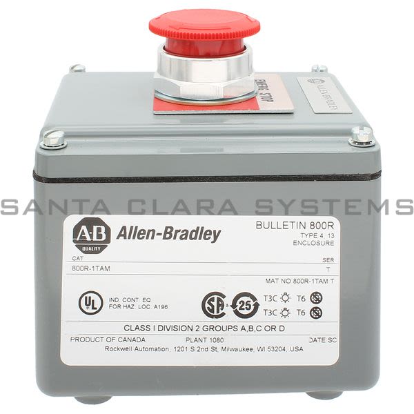 Allen Bradley 800R-1TAM Pushbutton Station Product Image
