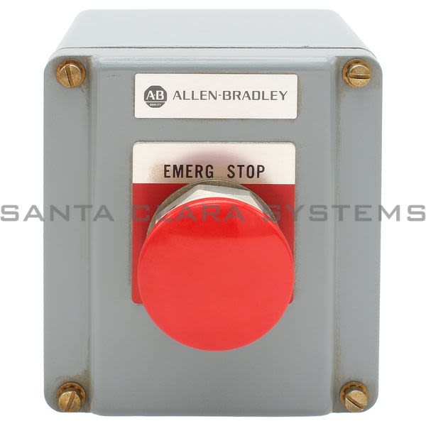 Allen Bradley 800R-1TKG Pushbutton Station Mushroom Head Red Emerg Stop Product Image