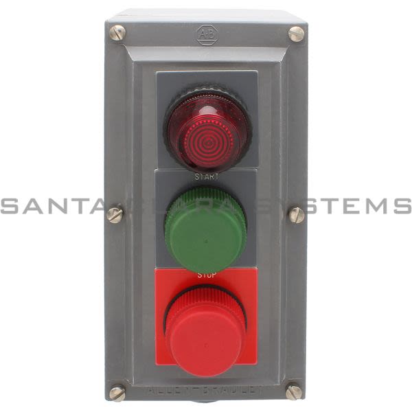 Allen Bradley 800R-2HAR4R Assembled Pushbutton Station Product Image