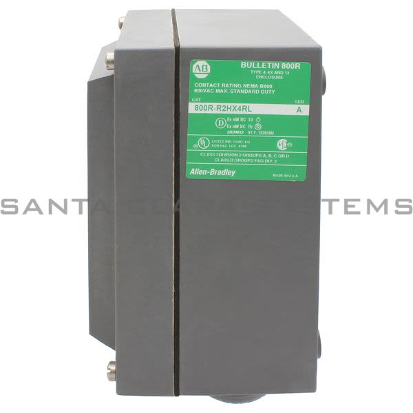 Allen Bradley 800R-R2HX4RL Assembled Pushbutton Station Product Image
