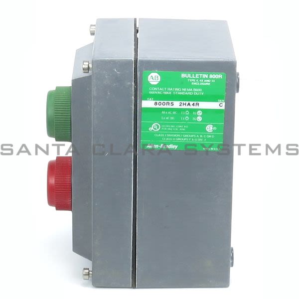 Allen Bradley 800RS-2HA4R Pushbutton Station Assembly Product Image