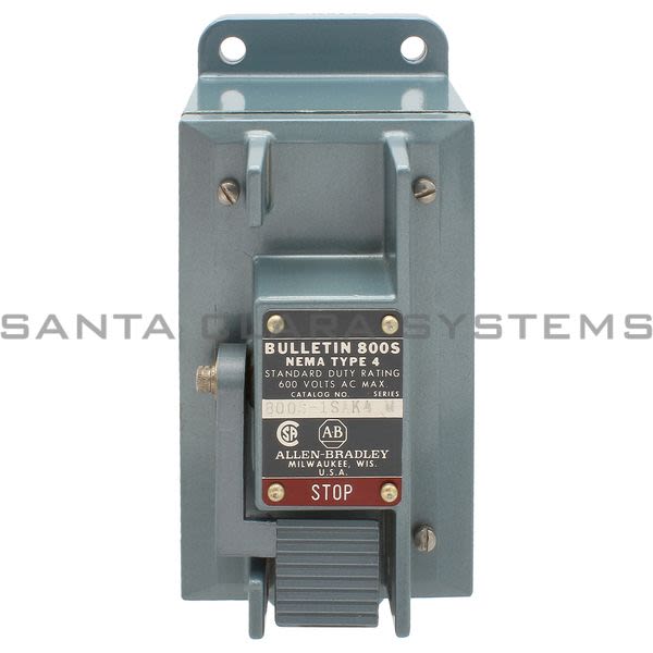 Allen Bradley 800S-1SAK4 Std Duty Push Button Product Image