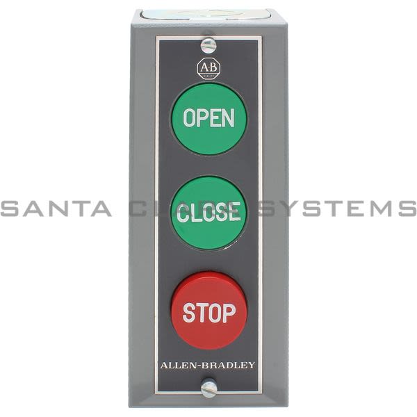Allen Bradley 800S-3SD Push Button Station Open/Close/Stop Surf NEMA-1 Product Image