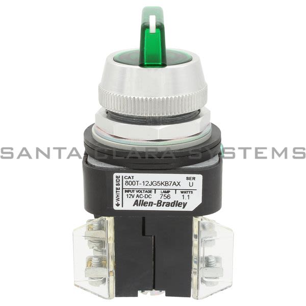 Allen Bradley 800T-12JG5KB7AX Selector Switch Product Image