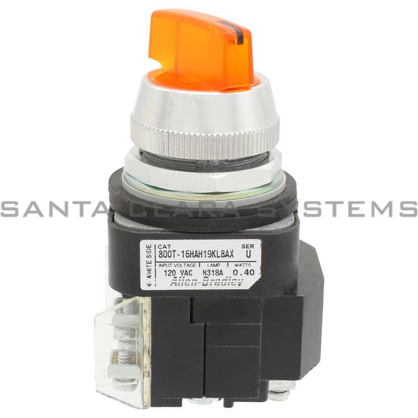 Allen Bradley 800T-16HAH19KL8AX Selector Switch Product Image