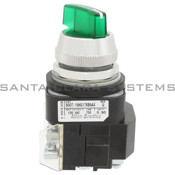 Allen Bradley 800T-16HG17KB6AX Selector Switch Product Image