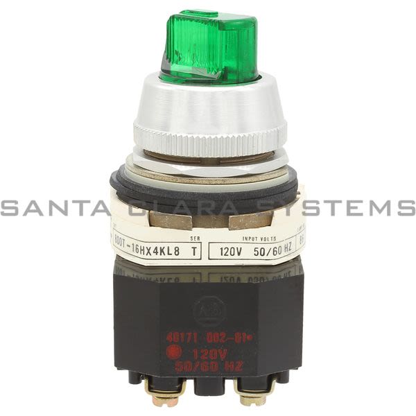Allen Bradley 800T-16HG4KL8AX Selector Switch Product Image