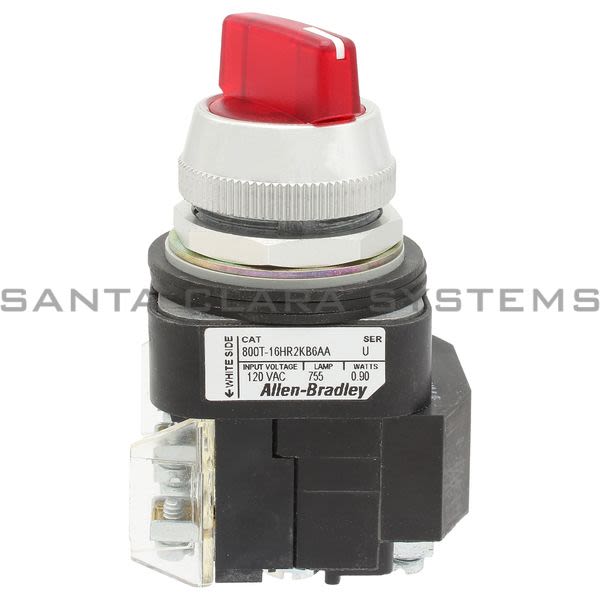 Allen Bradley 800T-16HR2KB6AA Selector Switch Product Image
