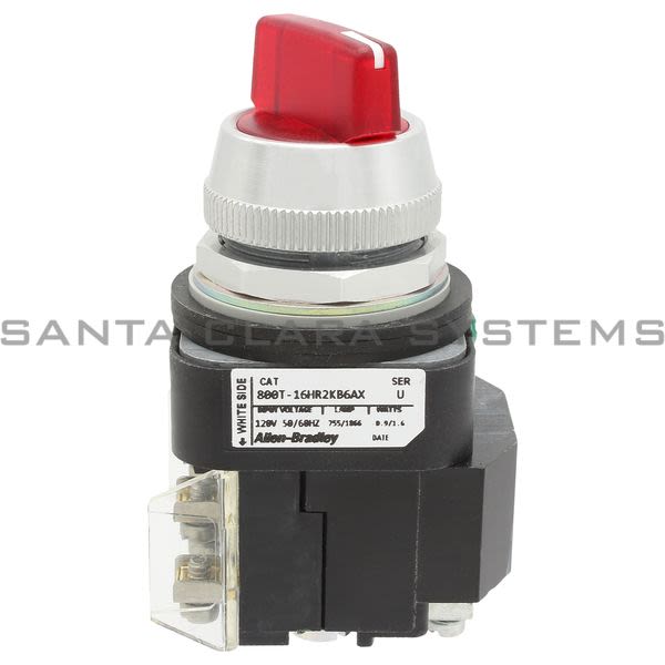Allen Bradley 800T-16HR2KB6AX Selector Switch Product Image