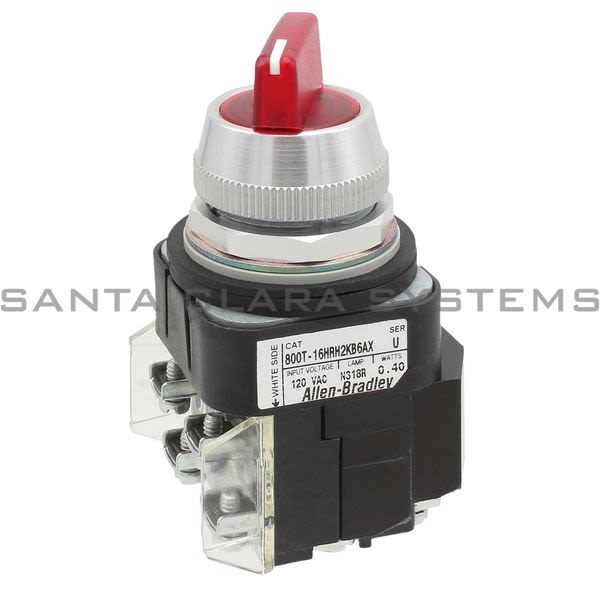 Allen Bradley 800T-16HRH2KB6AX Selector Switch Product Image