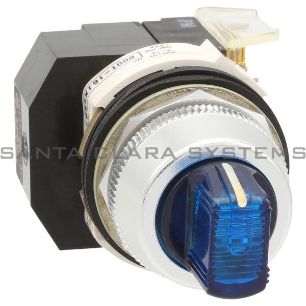 Allen Bradley 800T-16JB5KB7AX Selector Switch, Blue Knob Product Image