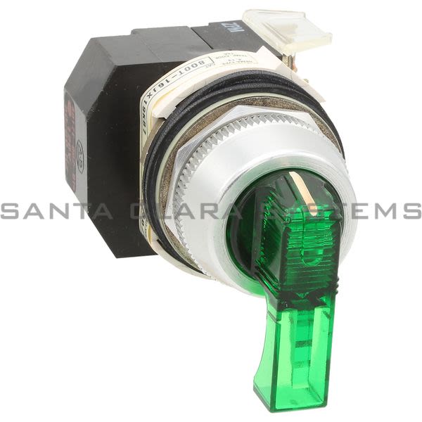 Allen Bradley 800T-16JG19KB7CX Switch/Illum/3Pos/Spr Ret From R Product Image