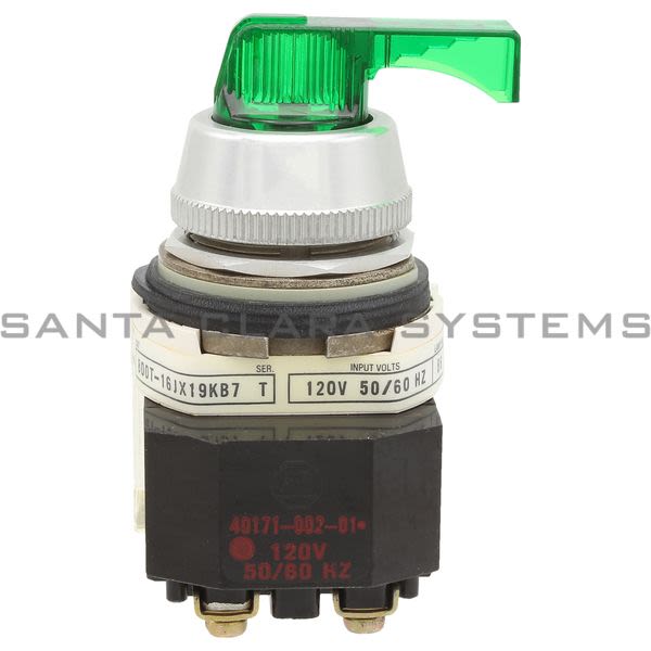 Allen Bradley 800T-16JG19KB7CX Switch/Illum/3Pos/Spr Ret From R Product Image