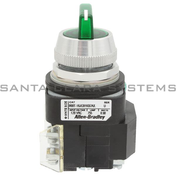 Allen Bradley 800T-16JG91KB7AX Selector Switch Product Image