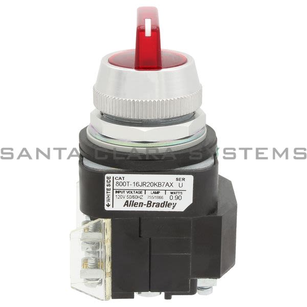 Allen Bradley 800T-16JR20KB7AX Selector Switch Product Image