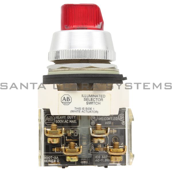 Allen Bradley 800T-16JR5KB7AX Illuminated Selector Switch Product Image