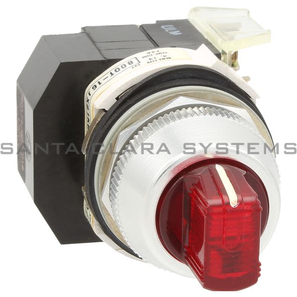 Allen Bradley 800T-16JR91KB7CX Illuminated Selector Sthc, 3 Position Product Image