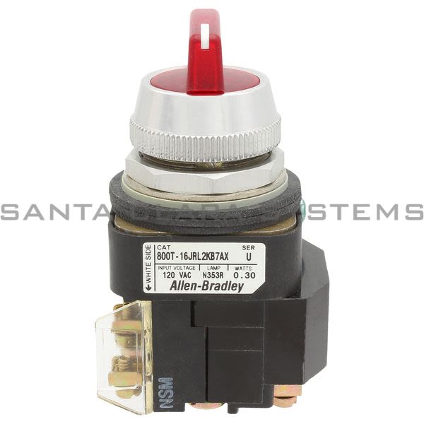 Allen Bradley 800T-16JRL2KB7AX Selector Switch Product Image