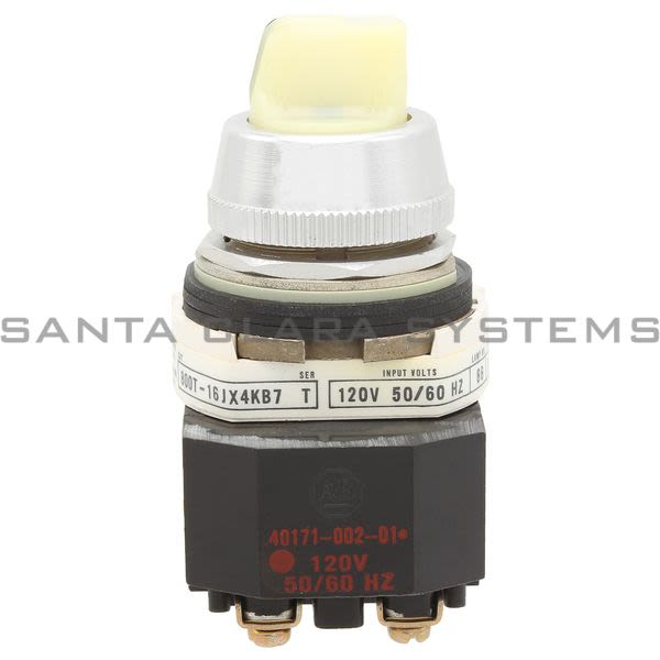 Allen Bradley 800T-16JW4KB7AX Illuminated Selector Switch, White Knob Product Image