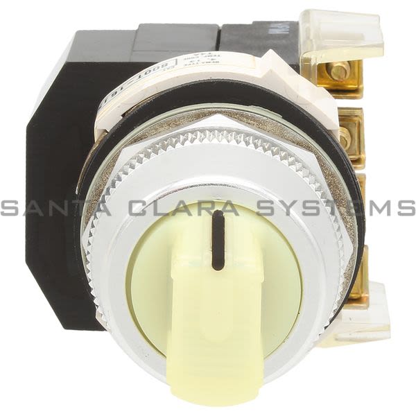 Allen Bradley 800T-16JW5KB7AX Selector Switch, White Knob Product Image