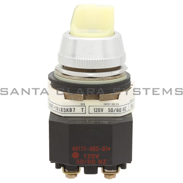 Allen Bradley 800T-16JW5KB7AX Selector Switch, White Knob Product Image