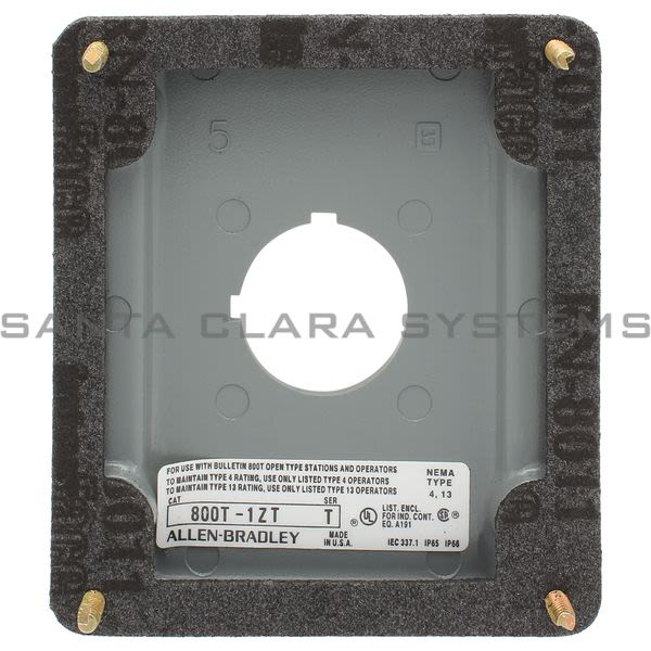 Allen Bradley 800T-1ZT Die Cast Flush Plate Product Image