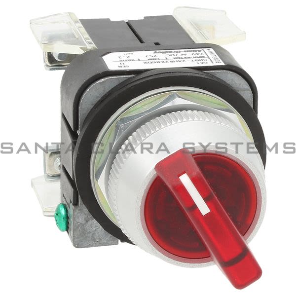 Allen Bradley 800T-24HR2KB6DX Illuminated Selector Switch Product Image
