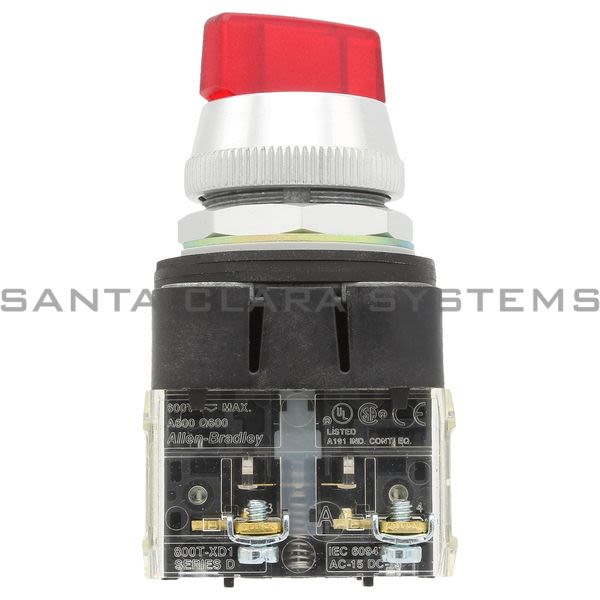 Allen Bradley 800T-24HR2KB6DX Illuminated Selector Switch Product Image