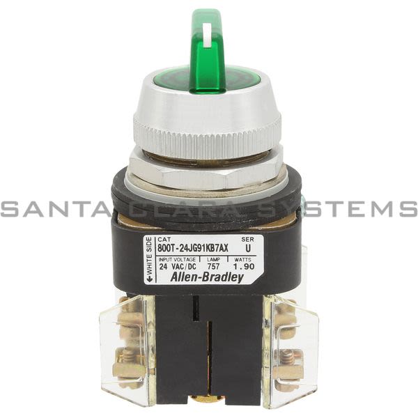 Allen Bradley 800T-24JG91KB7AX Illuminated Selector Switch Product Image